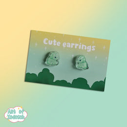 Dino buddies earrings