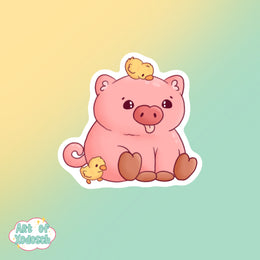 piggy sticker