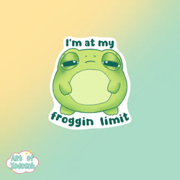 froggin limit - sticker