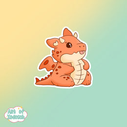 Toasty the dragon 2 sticker
