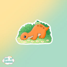 dino with Herbert sticker