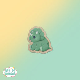 dino buddies wooden pin