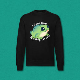 I froget things sweater