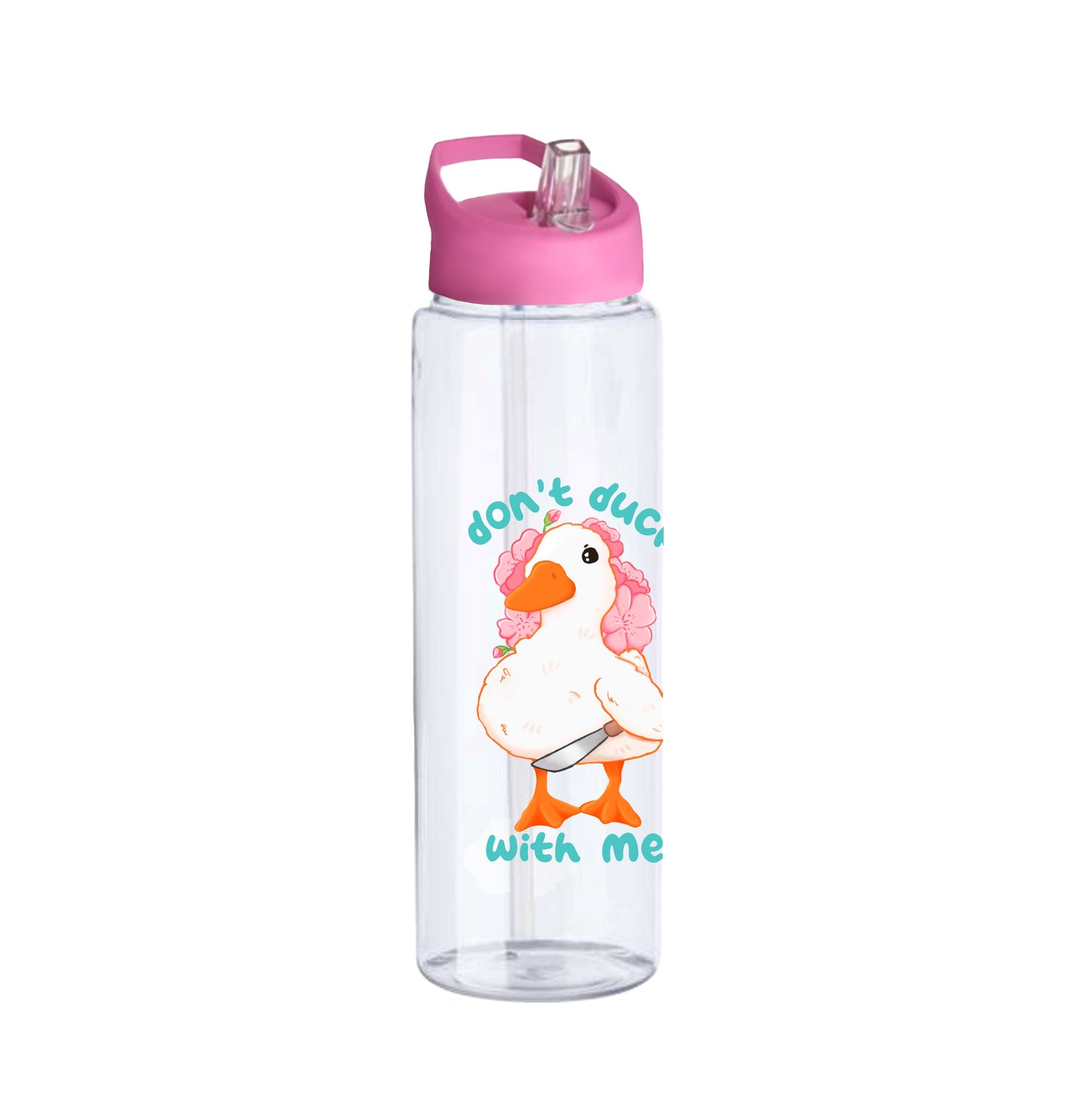 don’t duck with me - water bottle