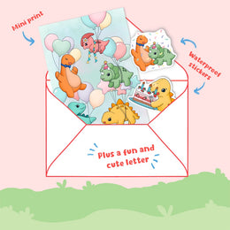 dino knuffies mail club - one time buy