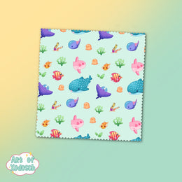 sea buddies glasses cloth