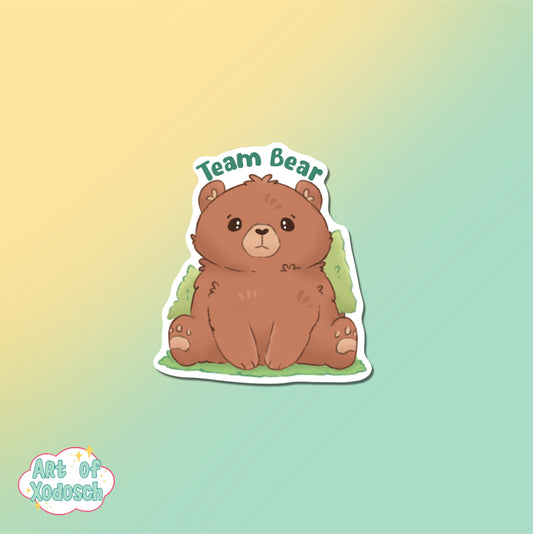 team bear sticker