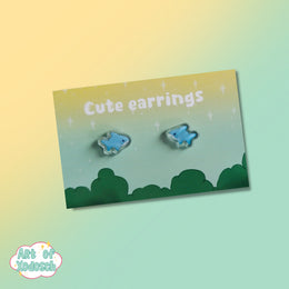 shark earrings