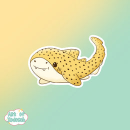 leopard shark sticker