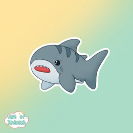 tiger shark sticker