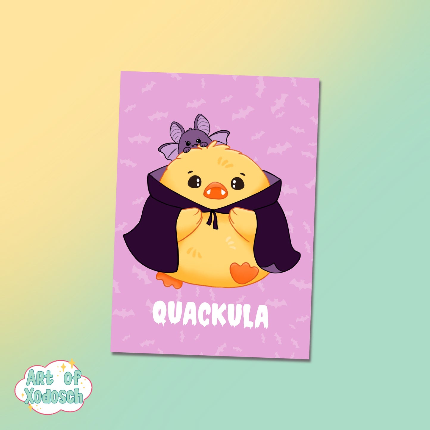 quackula postcard