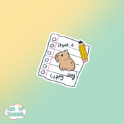 capy day sticker