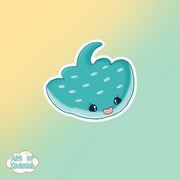 dotted sting ray sticker