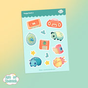 buggy beats 2 sticker sheet