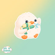 ducky watergun - sticker