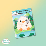 ducky reusable stickerbook A5