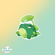 frog water sticker