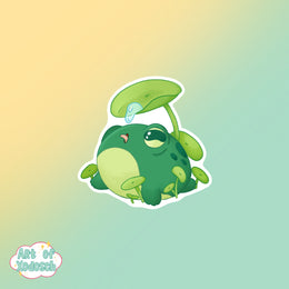 frog water sticker