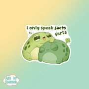 frog fart sticker