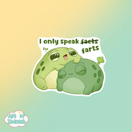 frog fart sticker