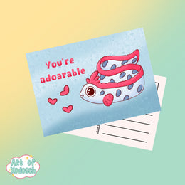 oarfish valentine’s day postcard