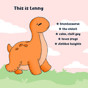 dino knuffies snail mail club - march