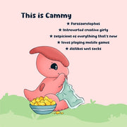 dino knuffies snail mail club - march