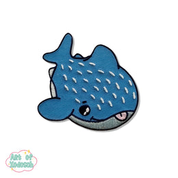 whale shark iron-on patch