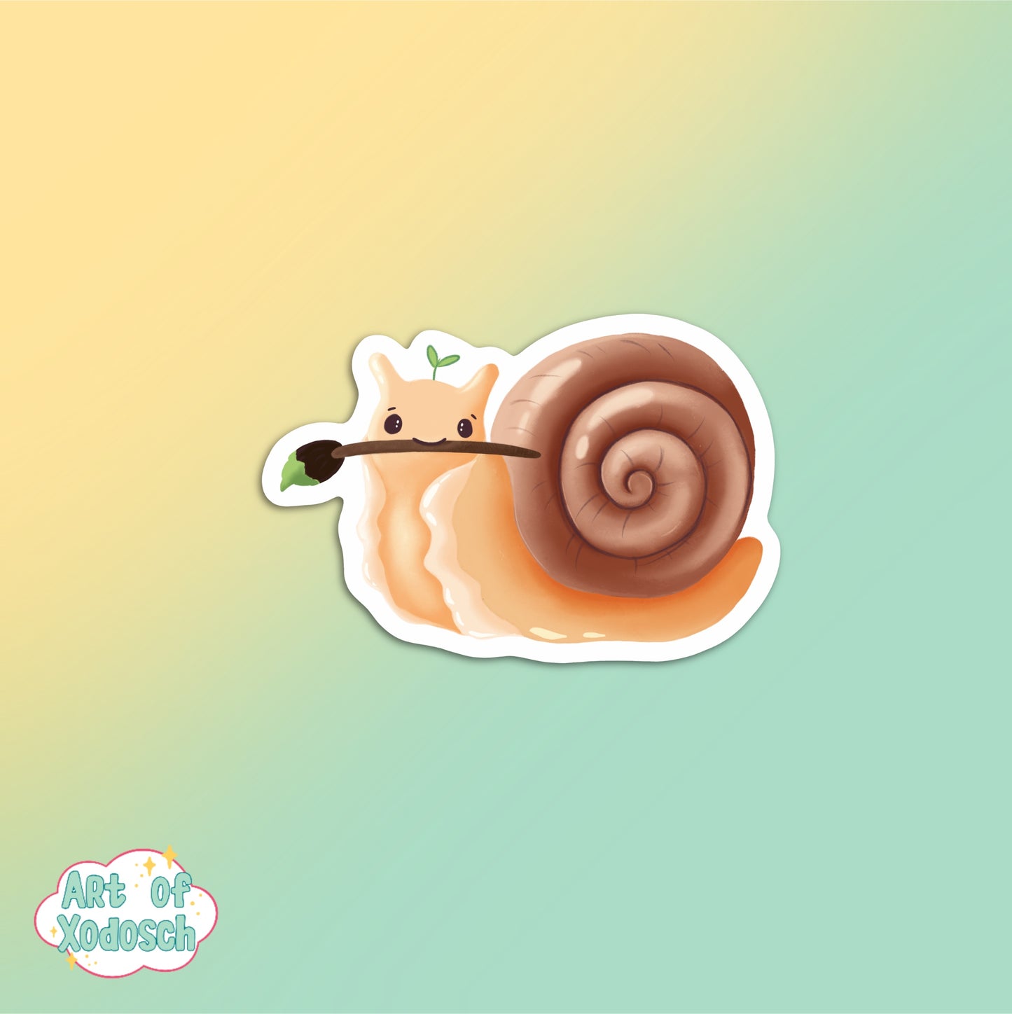 art snail sticker