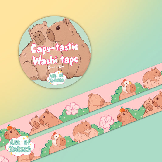 capybara washi tape