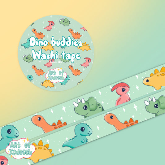 dino buddies washi tape