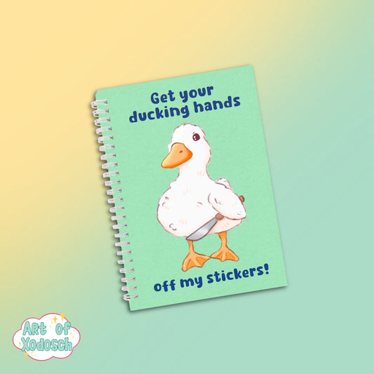 ducky reusable stickerbook A5