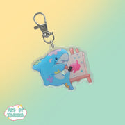 art sharkie keychain