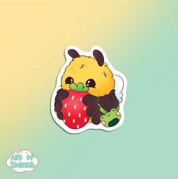 bumbleberry strawberry sticker