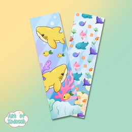 lemon shark bookmark