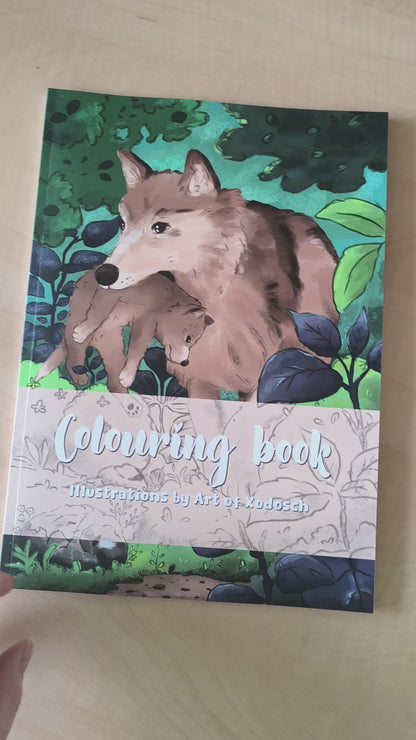 animal colouringbook