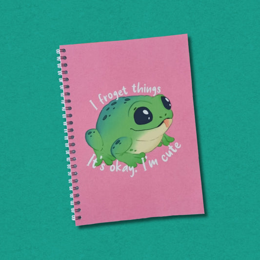 I froget things notebook